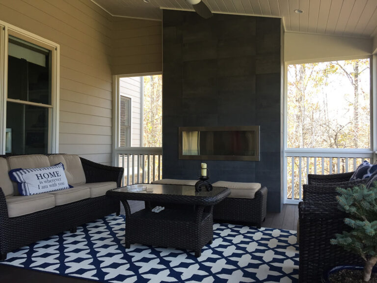 Custom Outdoor Space with Gas Fireplace